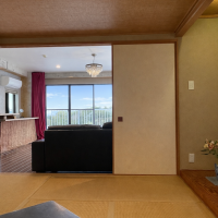 足柄下郡湯河原町吉浜の売買物件/和室側から眺め