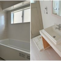 藤沢市鵠沼東の売買物件/浴室には窓もあり｜洗面は造作