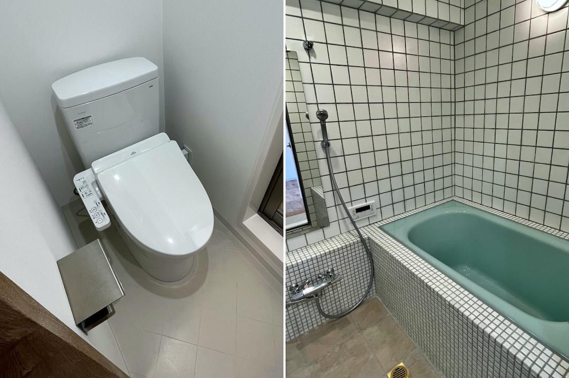 横浜市南区永田山王台の売買物件/トイレは使いやすく、浴室はカッコ良く