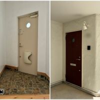 鎌倉市材木座二丁目の賃貸物件/玄関｜玄関の丸窓が可愛い