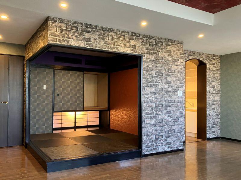 三浦郡葉山町堀内の賃貸物件/キャッスルな外観と打って変わってお屋敷テイストな内装は、インパクト大です。