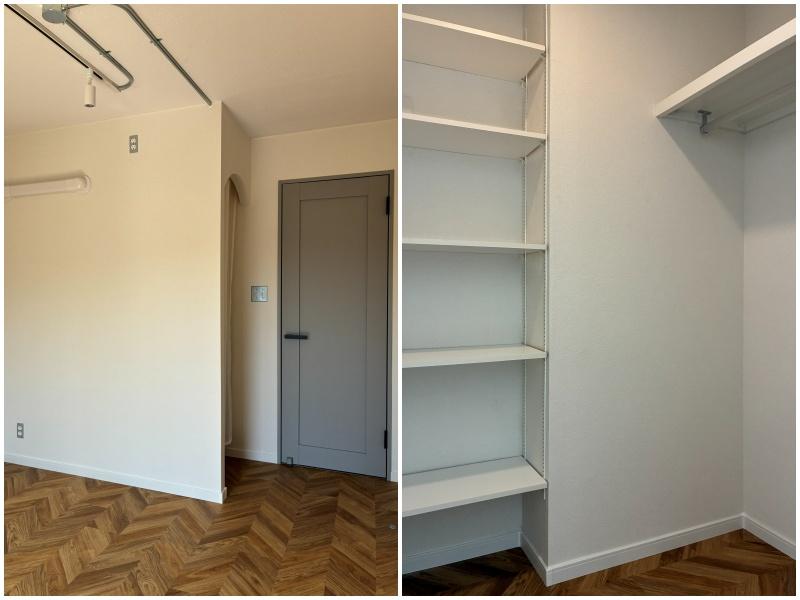 逗子市小坪二丁目の売買物件/南側洋室｜反対から見て。アール壁の向こうにはWIC