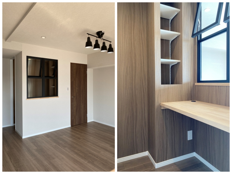 藤沢市片瀬海岸一丁目の売買物件/南西側洋室14.6帖にワークスペース付き