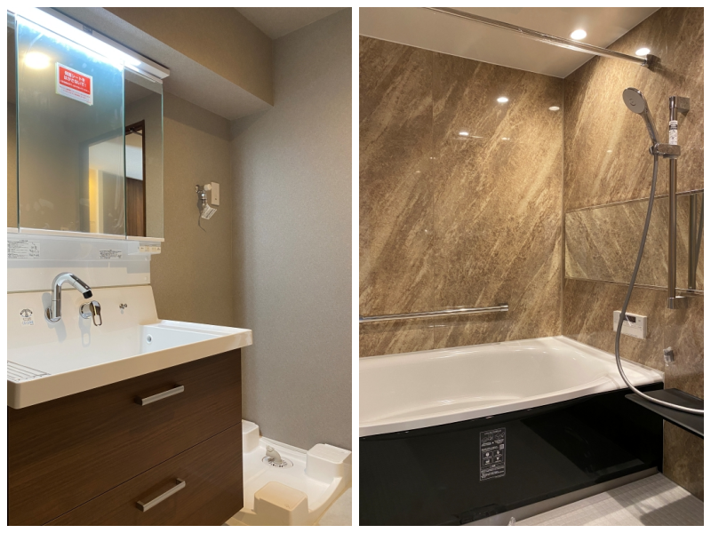 藤沢市片瀬海岸一丁目の売買物件/洗面台│浴室