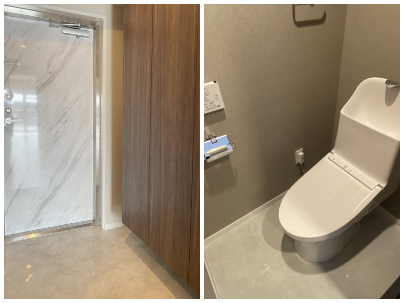 藤沢市片瀬海岸一丁目の売買物件/玄関│トイレ