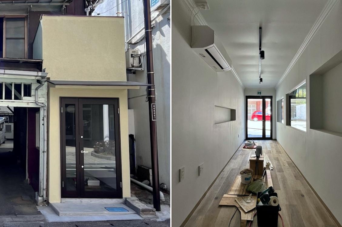 鎌倉市御成町の賃貸物件/1階路面の店舗区画は細長い空間