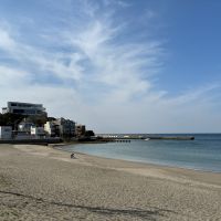 横須賀市秋谷一丁目の売買物件/マンション前にはのどかな秋谷漁港。釣りをする人や犬の散歩をする人が、それぞれの時間をゆったりと過ごしています