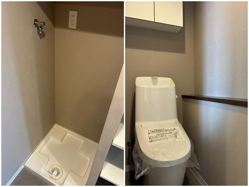 藤沢市鵠沼海岸五丁目の売買物件/洗濯機置き場は室内に｜トイレ