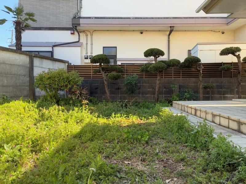 藤沢市辻堂元町三丁目の賃貸物件/建物前には専用の畑スペースも。これを機に土いじりにチャレンジしてみては