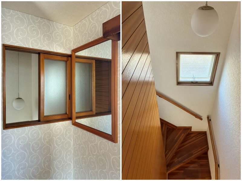 藤沢市辻堂元町三丁目の賃貸物件/洋室の小窓を開ければ、階段下と空間が繋がります。帰ってきた家族の気配が自然と感じられる、あたたかい設計