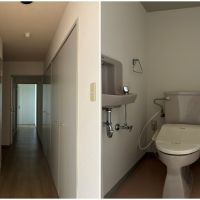 鎌倉市由比ガ浜三丁目の賃貸物件/【1階】廊下（収納があります）｜トイレ