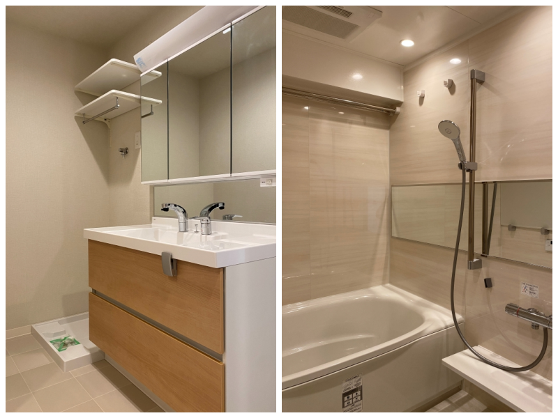 藤沢市片瀬海岸二丁目の売買物件/洗面台│浴室