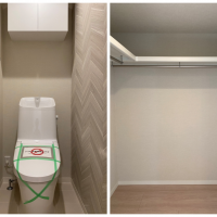 藤沢市片瀬海岸二丁目の売買物件/トイレ│洋室7.4帖のウォークインクローゼット