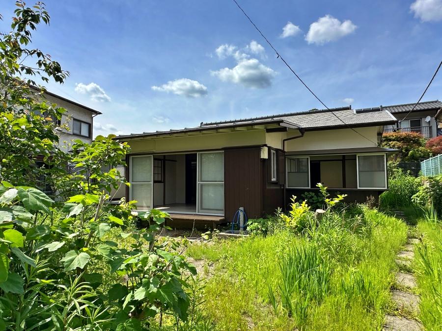 鎌倉市十二所の賃貸物件/外観｜南向きの庭と平屋。縁側でぼーっとしたい