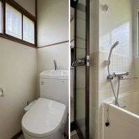 鎌倉市十二所の賃貸物件/左：トイレ｜右：風呂