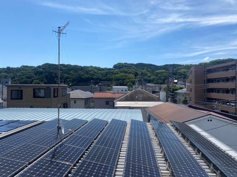 逗子市逗子五丁目の賃貸物件/ワンルーム南東側から見た眺め