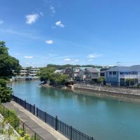 逗子市新宿一丁目の売買物件/バルコニーからの眺め│北東側も開けた景色