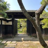 鎌倉市坂ノ下の賃貸物件/立派な門。松の木も大きく育っています