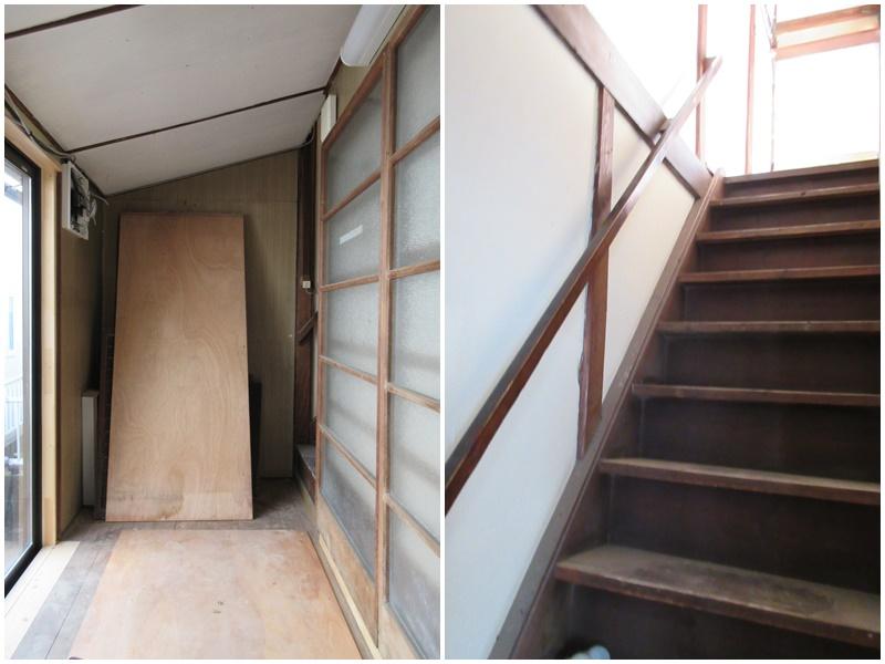 2階へ向かう廊下部分|2階への階段
