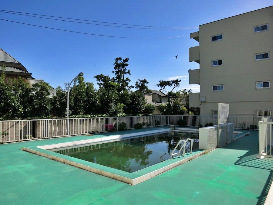 藤沢市辻堂東海岸三丁目の売買物件/敷地内に子ども用のプールがある幸せな風景