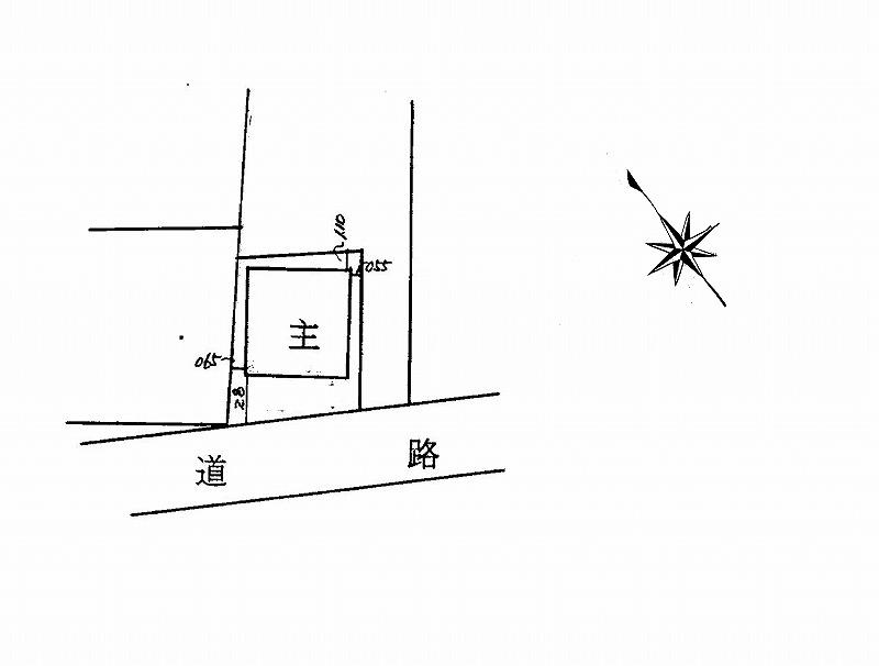 昔の表記は線路ではなく道路