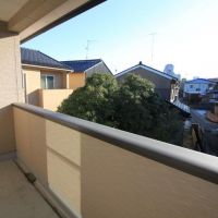 金沢市小橋町の賃貸物件/南側の広々としたベランダ