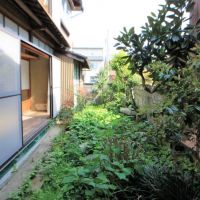 金沢市石引の売買物件/南側にあるお庭。