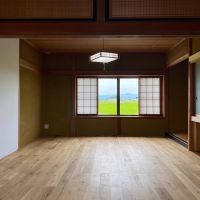 富山県高岡市西藤平蔵の売買物件/リビングからも田んぼの風景が見れます