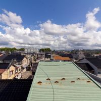 金沢市弥生の賃貸物件/弥生の住宅街側のビュー。緑も見えます