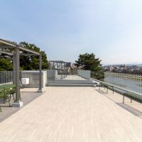 金沢市中央通町の賃貸物件/入居者が自由に使えるルーフガーデン。貸切利用も可能