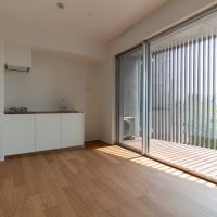 金沢市中央通町の賃貸物件/キッチン　都市ガス。天高があるので、面積以上の開放感を感じます