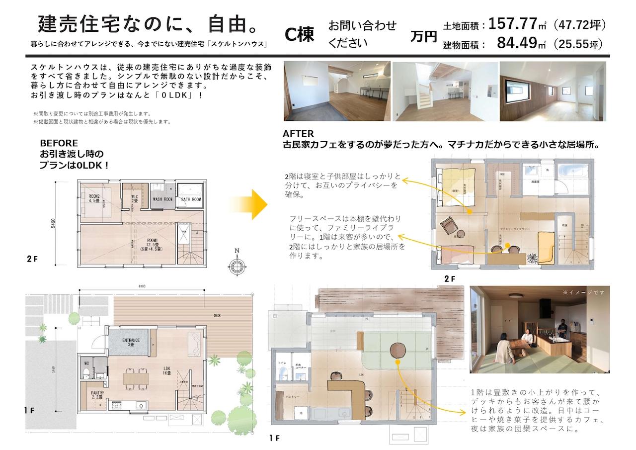 富山県富山市婦中町田島の売買物件/レイアウトは無限大！