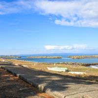 富山県射水市海老江練合字香海里の賃貸物件/左手には能登半島