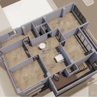 金沢市香林坊1丁目の賃貸物件/4階　鳥瞰図