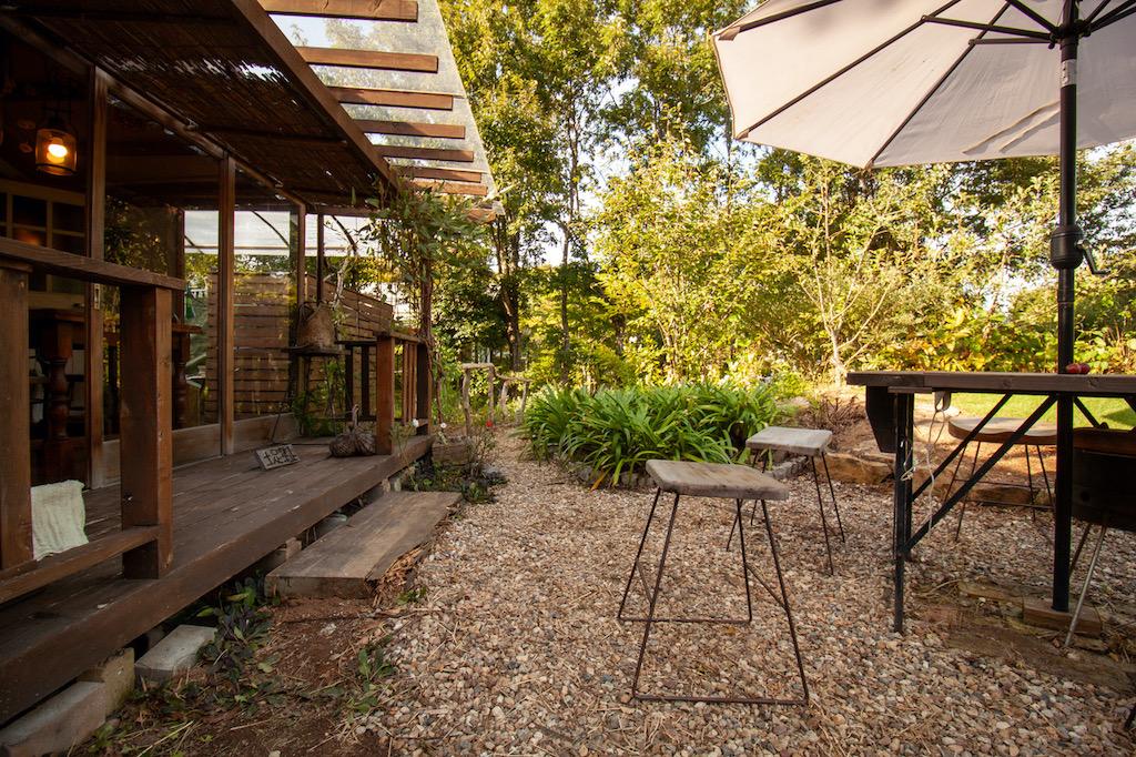 福井県坂井市三国町崎の売買物件/庭と緩やかにつながる建物