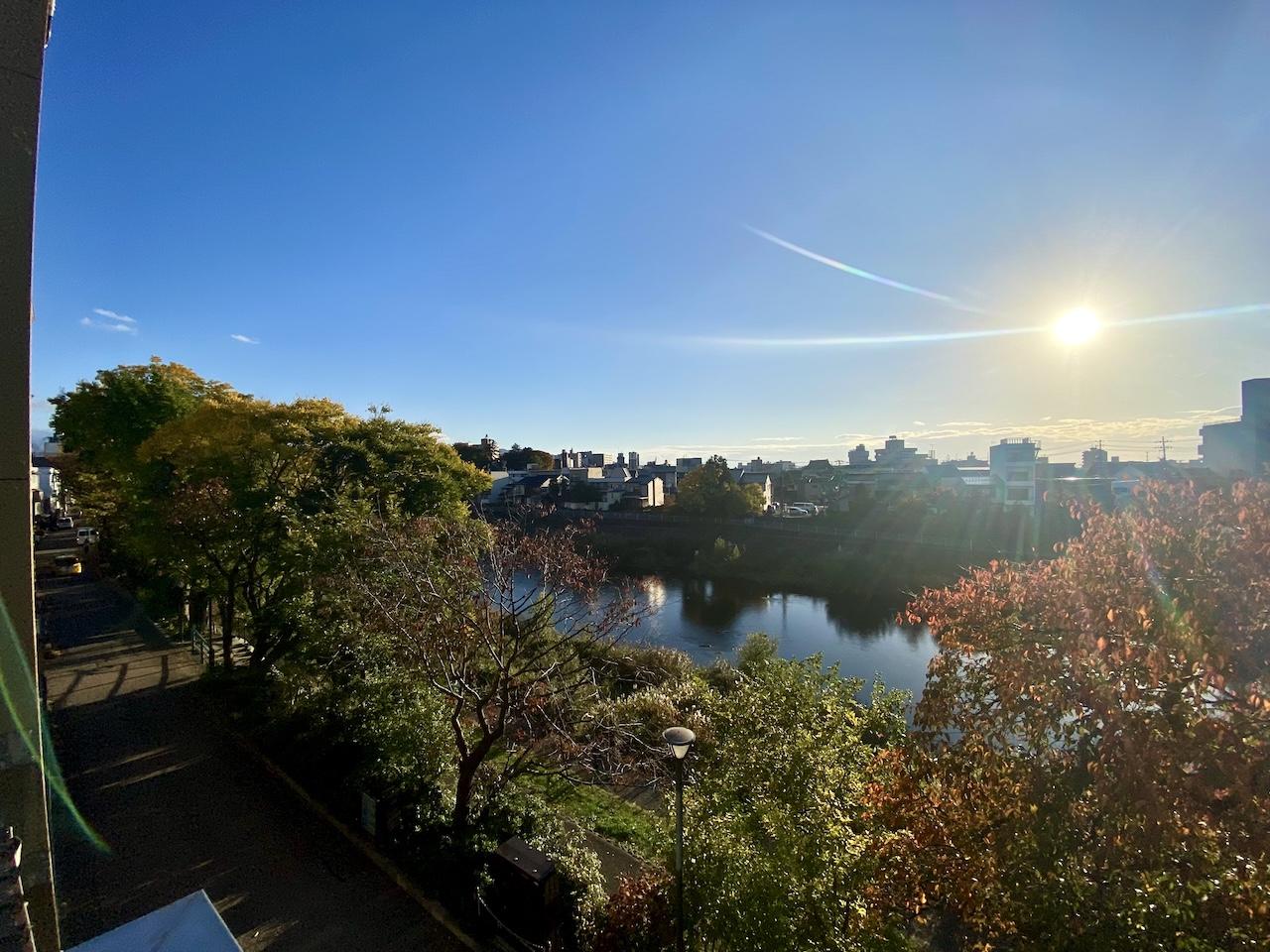 金沢市片町2丁目の賃貸物件/3階から見える犀川