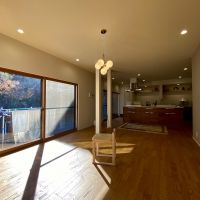 金沢市高尾南1丁目の売買物件/ダイニング横には家庭菜園も十分にできる庭があります