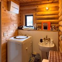 白山市八幡町の売買物件/洗面・脱衣。水栓など細かな所にもこだわりを感じます。