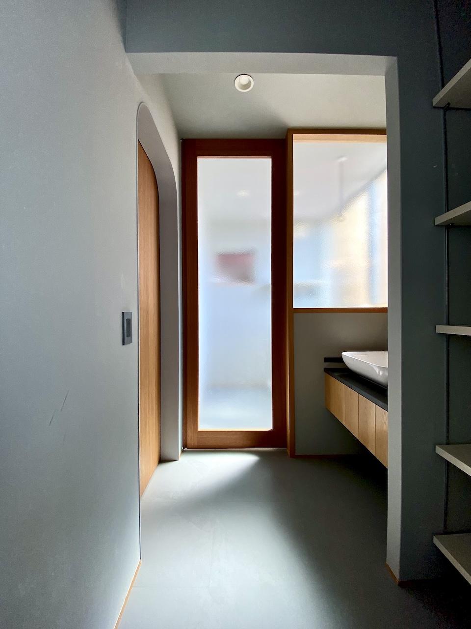 金沢市古府2丁目の売買物件/脱衣所　明るく清潔感があると気分も上がりますね