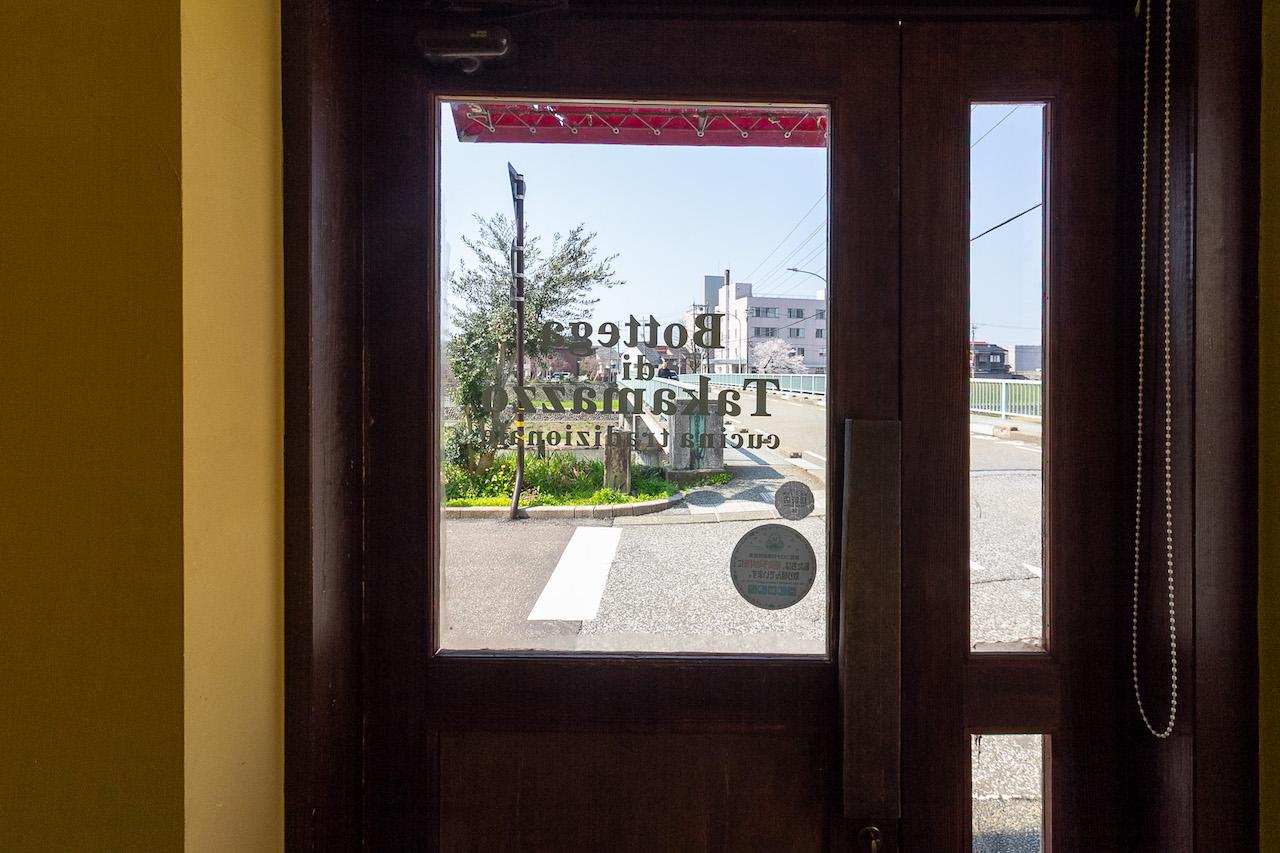 金沢市片町の賃貸物件/1階の店舗出入口からのビュー