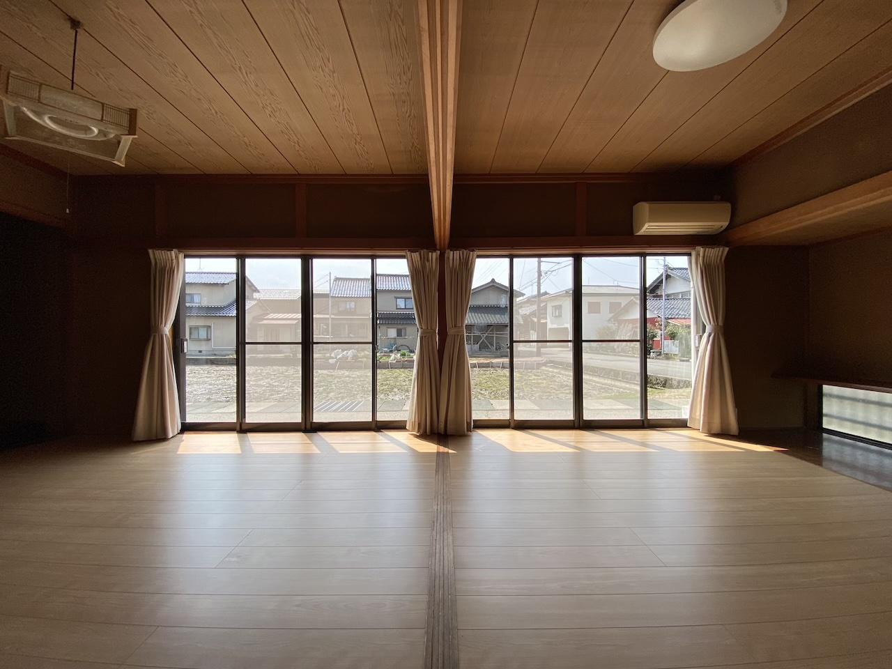 河北郡津幡町中須加はの賃貸物件/すぐ隣は田んぼです