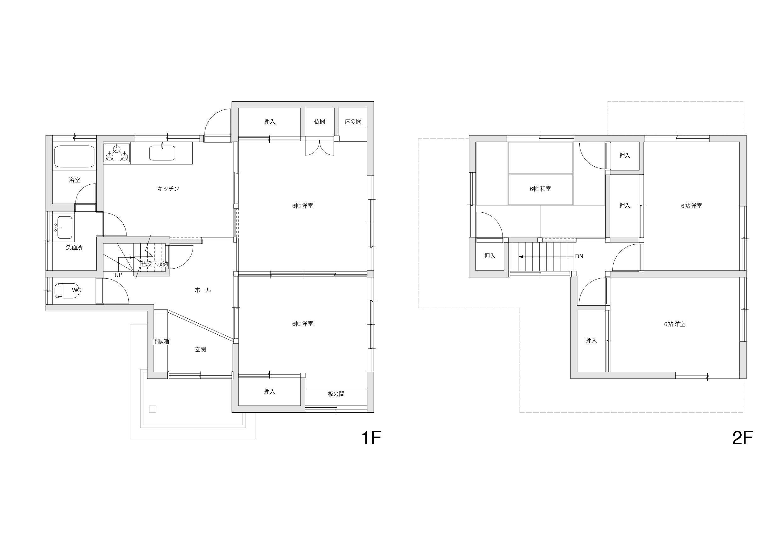 河北郡津幡町中須加はの賃貸物件/間取図
