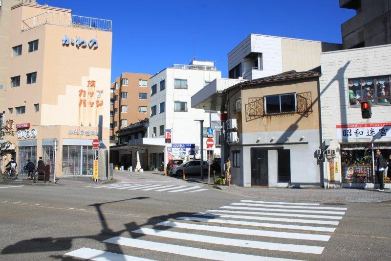 タテマチストリートの終わり。