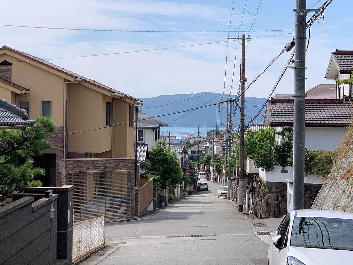 物件前からは海と島