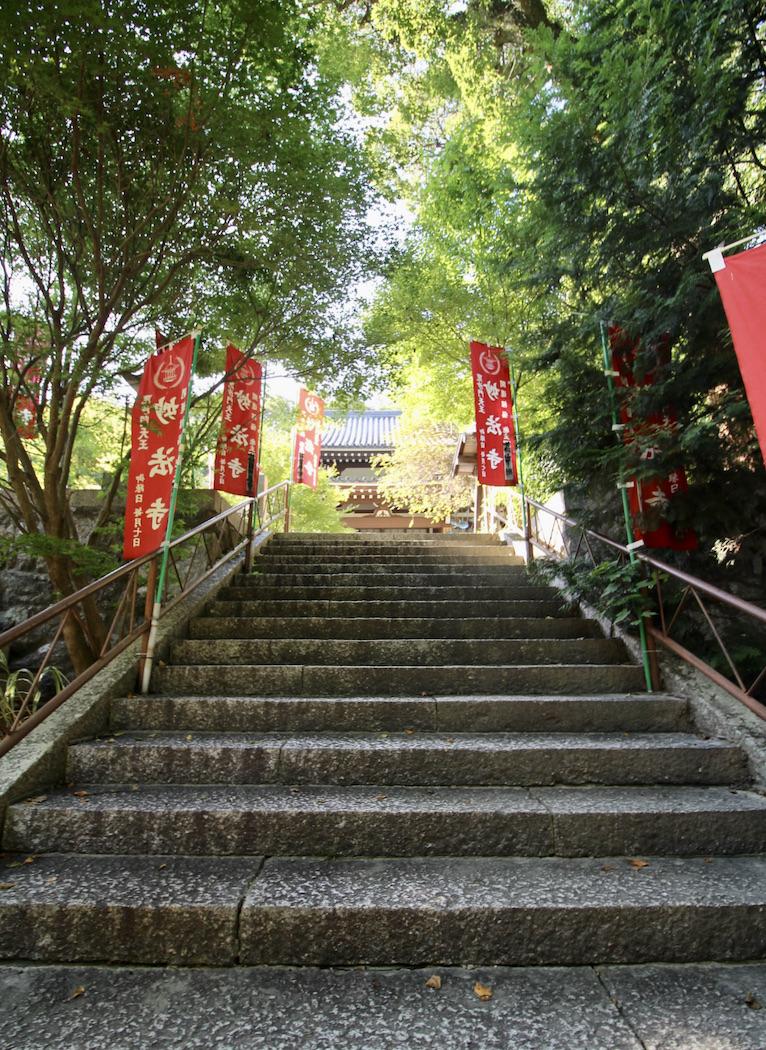 神戸市須磨区妙法寺谷野の賃貸物件/物件近くの妙法寺の階段