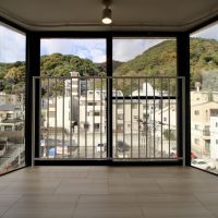 神戸市中央区北野町の賃貸物件/西側洋室の出窓