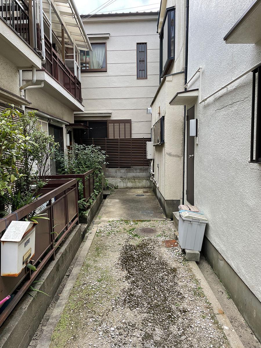 物件前はこんな感じ
