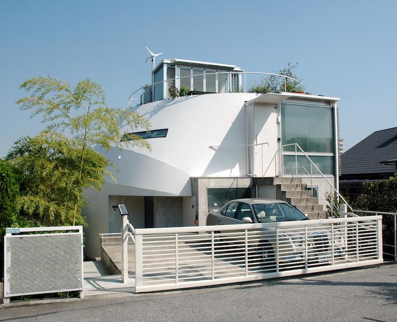 西宮市桜谷町の賃貸物件/丸みのあるフォルムが愛らしい外観