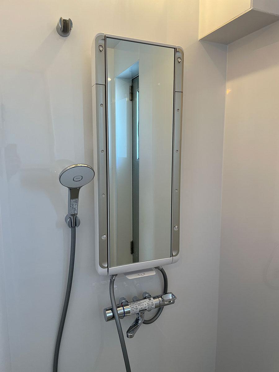 神戸市垂水区狩口台の賃貸物件/浴室はシャワーのみですが、全身を温めるボディハグシャワーが付いています。