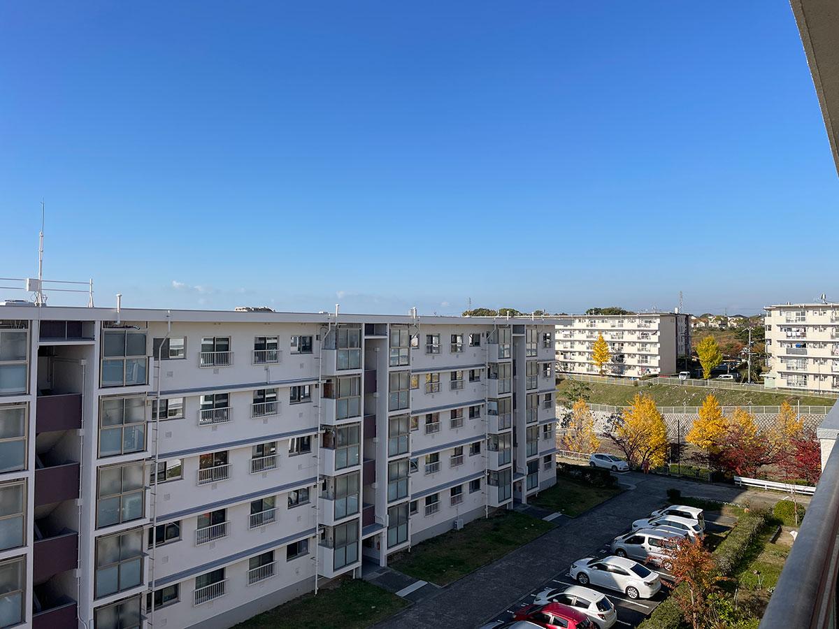 神戸市垂水区狩口台の賃貸物件/5Fからの眺めは空が広い